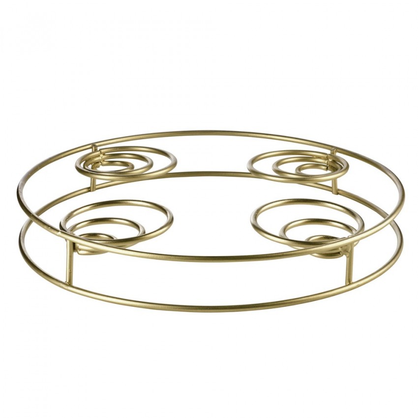 Bougeoir Rond - Or