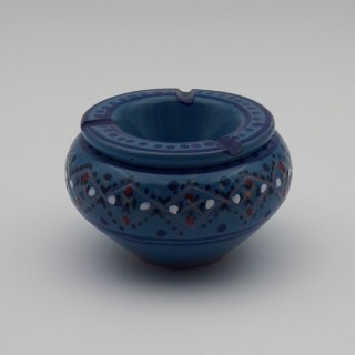 Cendrier marocain Marrakech Bleu - Petit modèle