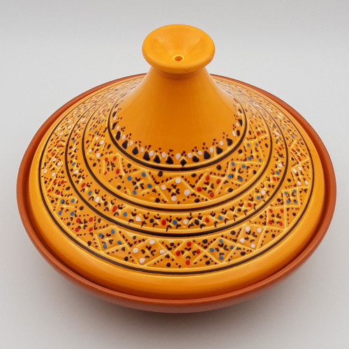 Tajine de cuisson Marrakech Jaune - D 31 cm