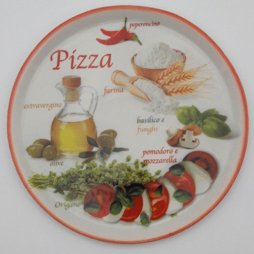 Assiette à pizza Pepperoni - D 31 cm