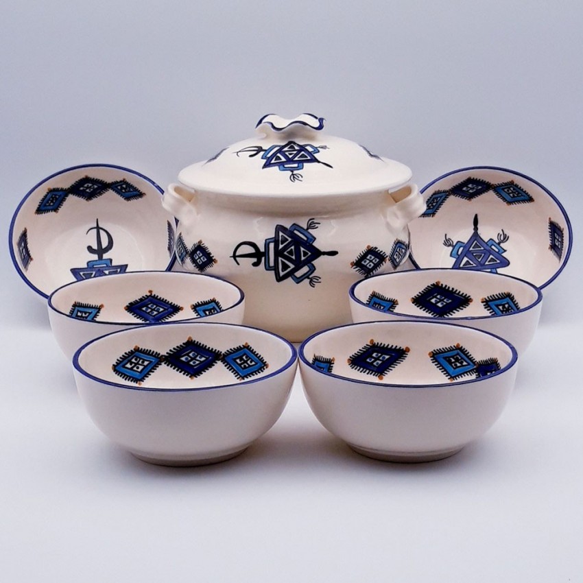 Soupière Sahel Bleu