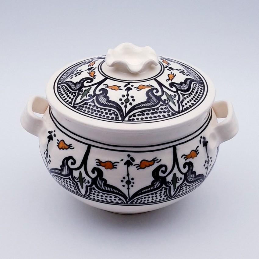 Service à soupe Marocain noir - 8 pers