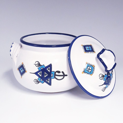 Soupière Khelel Bleu