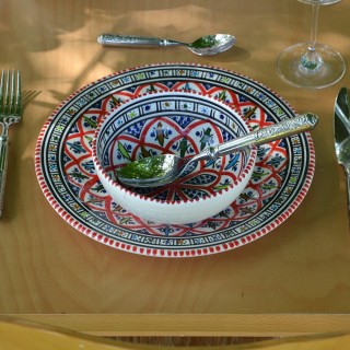 Service à soupe Bakir rouge - 12 pers