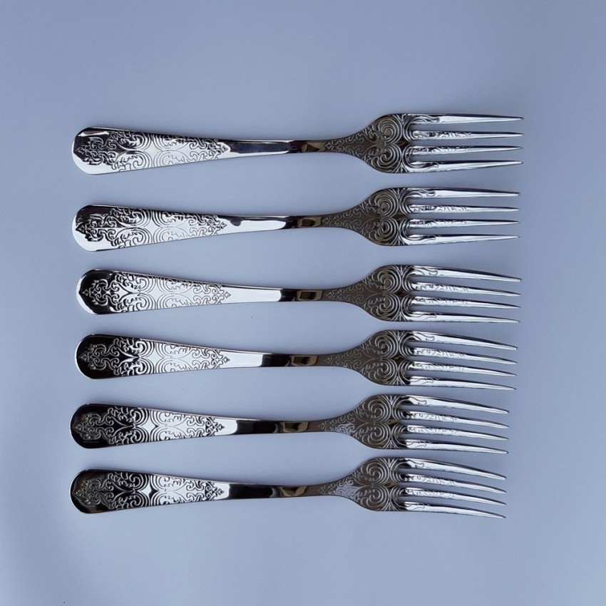 Fourchettes de table Antique x 6