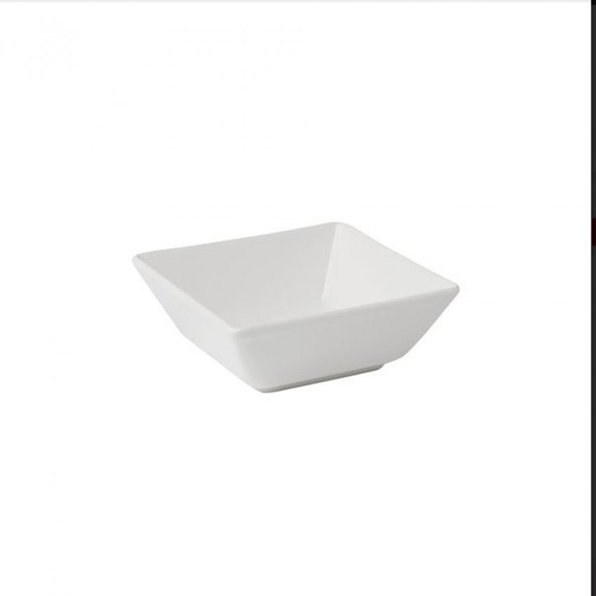Bol en grès blanc - D 13 cm - Quadro