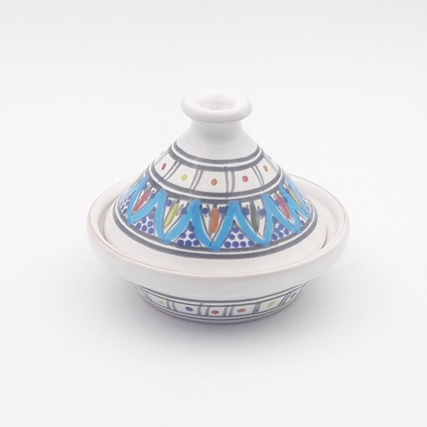Mini tajine Bakir Turquoise - D 12 cm