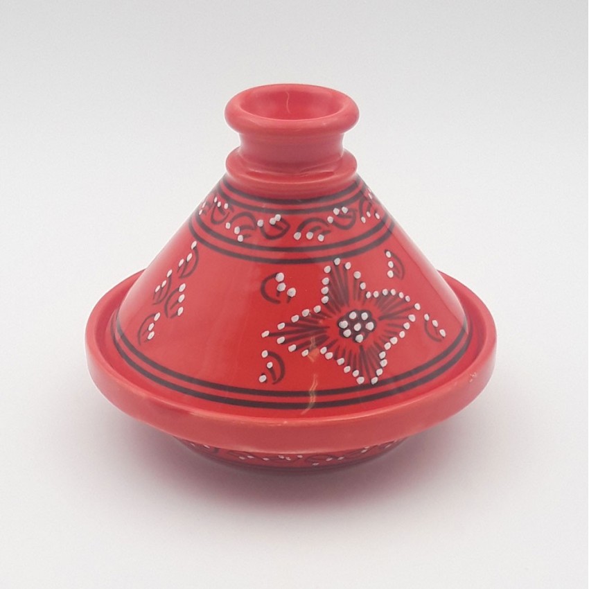 Petit tajine Tatoué Noir - D 17 cm