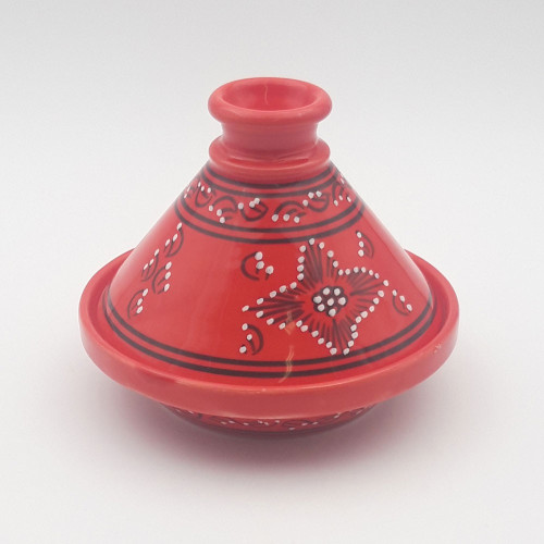 Petit tajine Tatoué Noir - D 17 cm