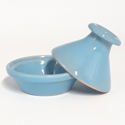 Mini tajine Uni Bleu clair - D 9 cm 2