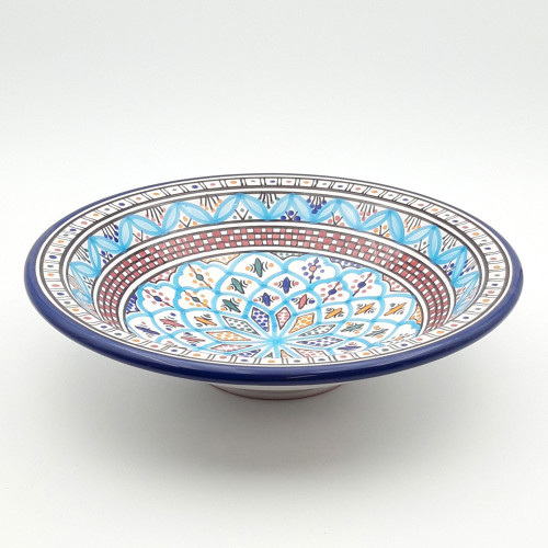 Plat de service El Mourouj - Pièce unique - D 37 cm