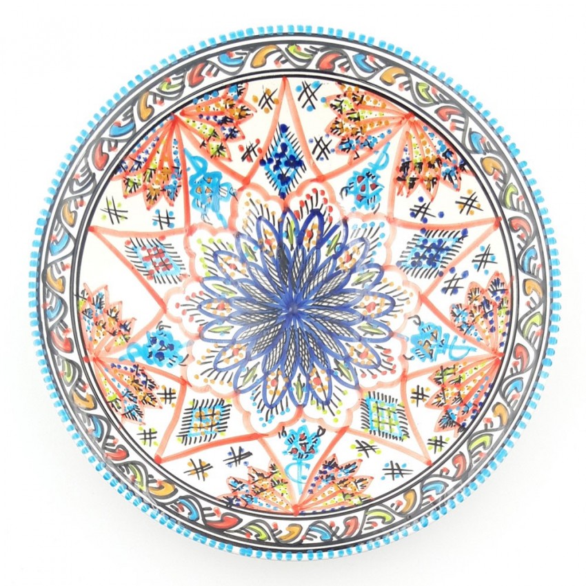 Plat de service Mnihla - Pièce unique - D 33 cm