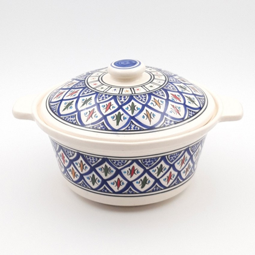 Cocotte à poignet Bakir Bleu - D 24 cm