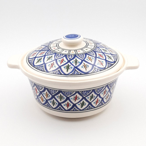 Cocotte à poignet Bakir Bleu - D 24 cm