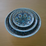 Saladier Bakir turquoise - D 30 cm