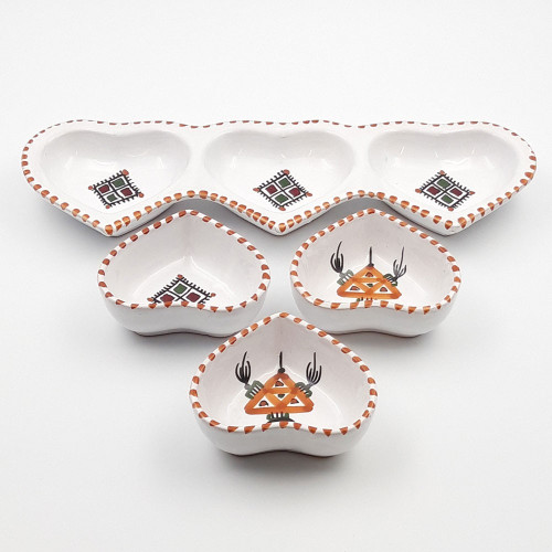 Service apéro Coeur Sahel Beige