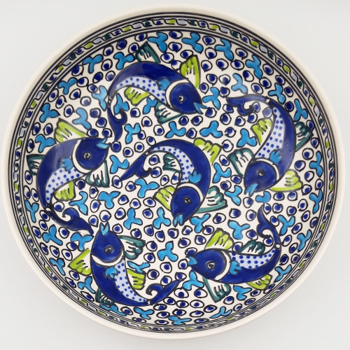 Jatte Poissons Bleus - D 31 cm
