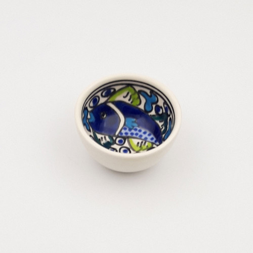 Bol Poissons Bleus - D 8 cm