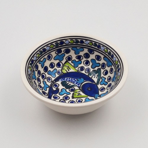 Coupelle Poissons Bleus - D 15 cm
