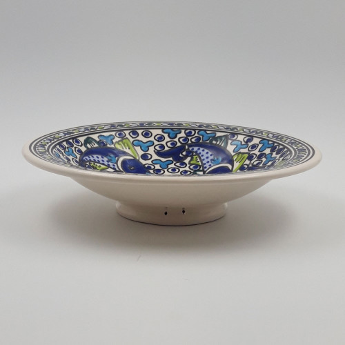 Plat Tebsi  Poissons Bleus - D 27 cm