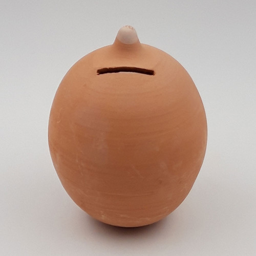 Tirelire à casser Sandra en argile naturelle