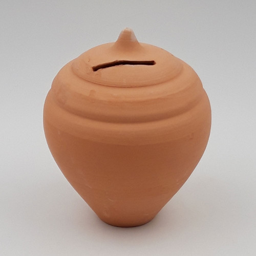 Tirelire à casser Ranim en argile naturelle 2