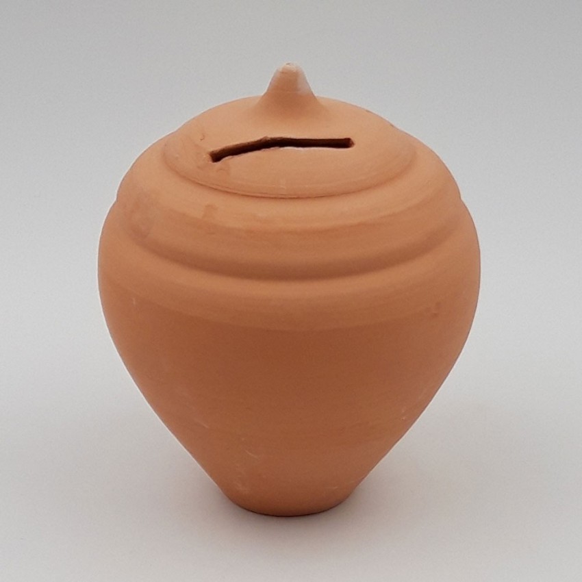 Tirelire à casser Ranim en argile naturelle