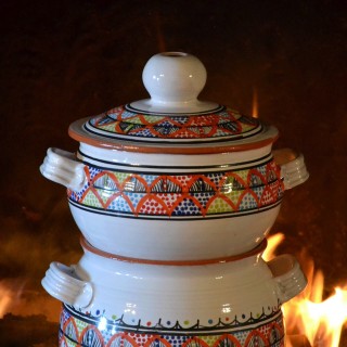 Couscoussier de cuisson - Petit Modèle - Bakir Royal Orange