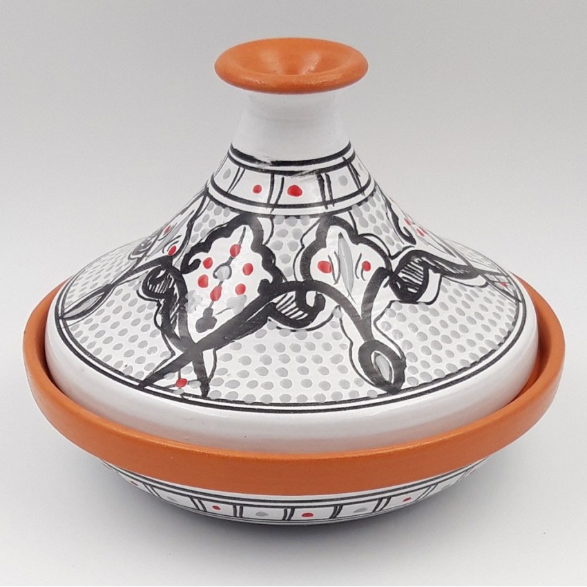 Tajine individuel évasé Marocain Gris - D 22 cm