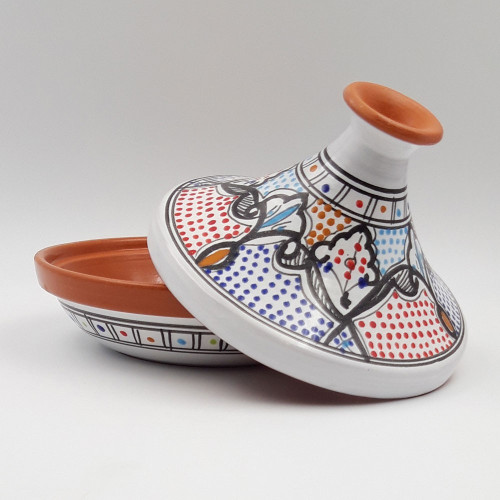 Tajine individuel évasé Marocain Color - D 22 cm