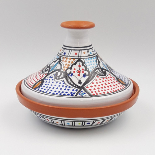 Tajine individuel évasé Marocain Color - D 22 cm