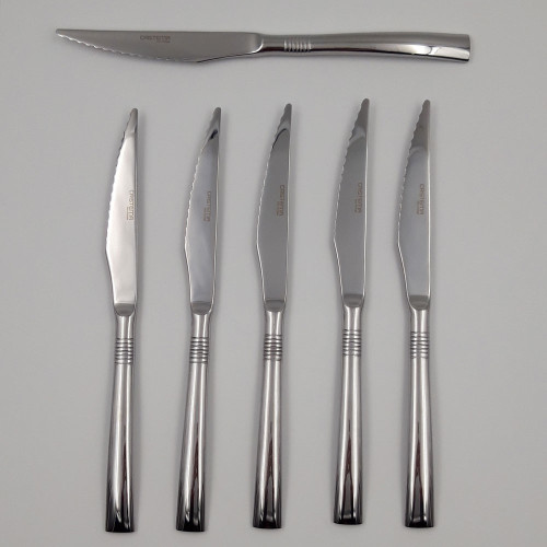 Couteaux à steak en inox Istambul x 6