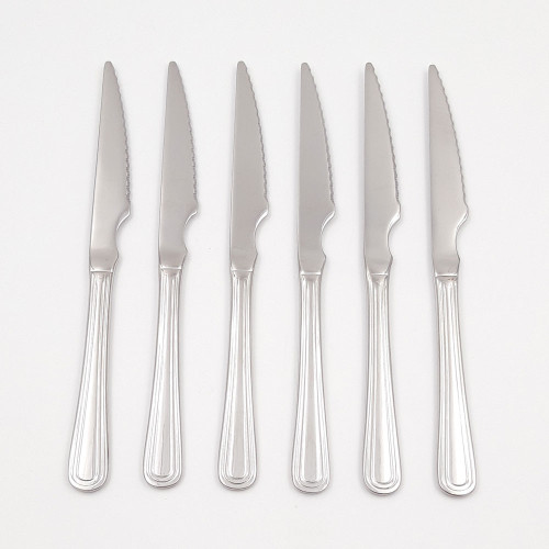 Couteaux à steak en inox Paris x 6