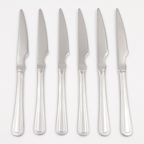 Couteaux à steak en inox Paris x 6