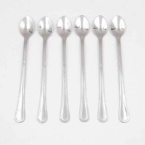 Cuillères à soda / cuillères à crème glacée Paris x 6