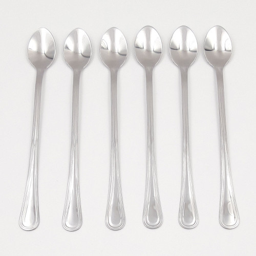 Cuillères à soda / cuillères à crème glacée Paris x 6