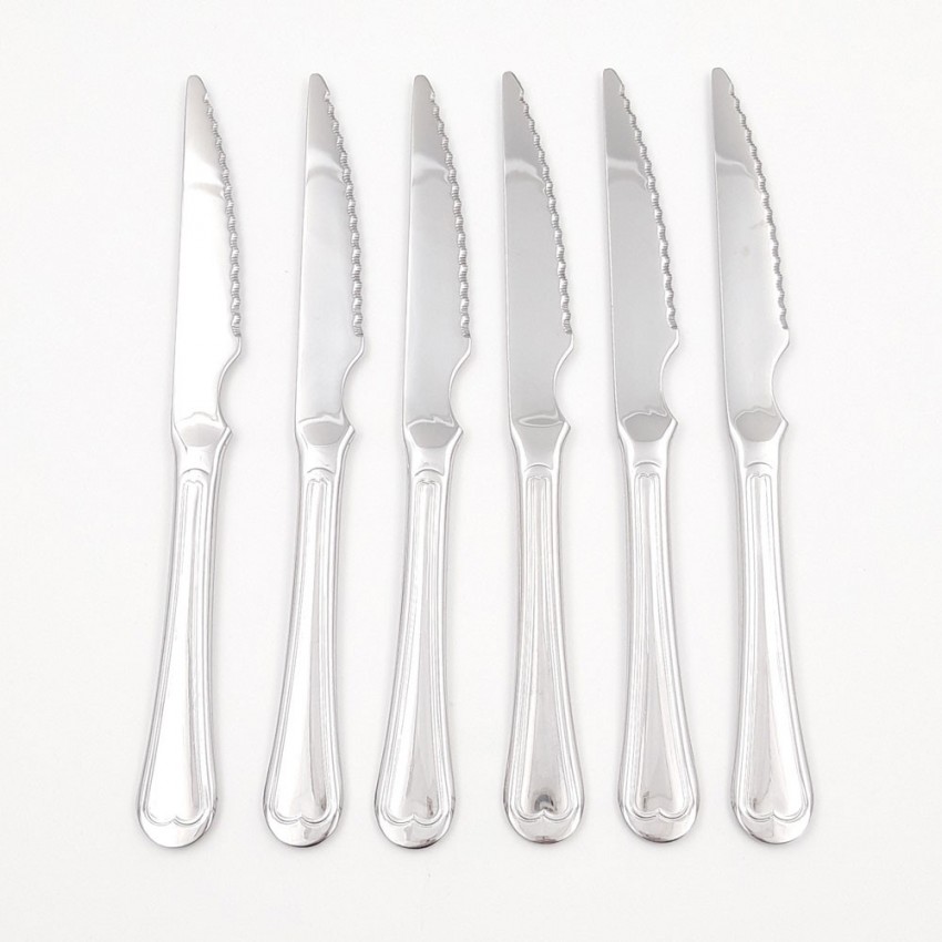 Couteaux à steak en inox Luanda x 6