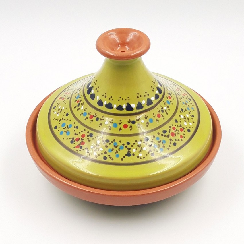 Tajine individuel évasé Marrakech Vert - D 22 cm