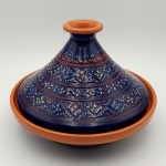 Tajine de cuisson Grattage Bleu Nuit - D 27 cm