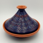 Tajine de cuisson Grattage Bleu Nuit - D 27 cm