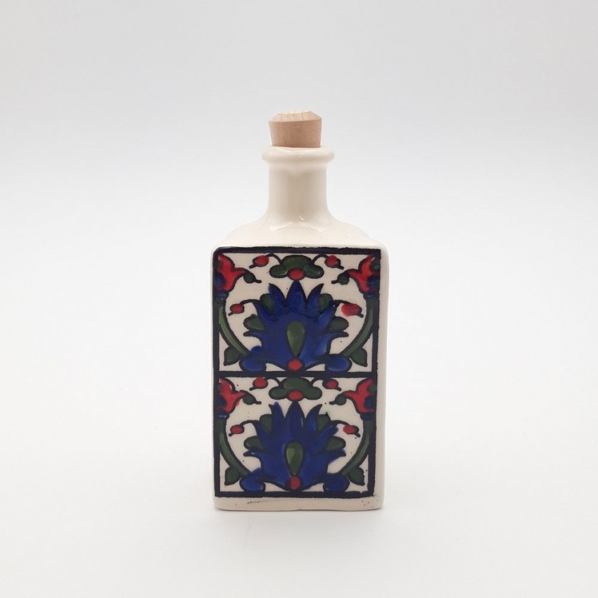 Duo de bouteilles d'huile et vinaigre Amarante