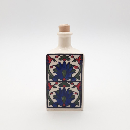 Duo de bouteilles d'huile et vinaigre Amarante