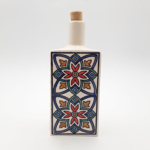 Bouteille d'huile ou de  vinaigre Eglantine