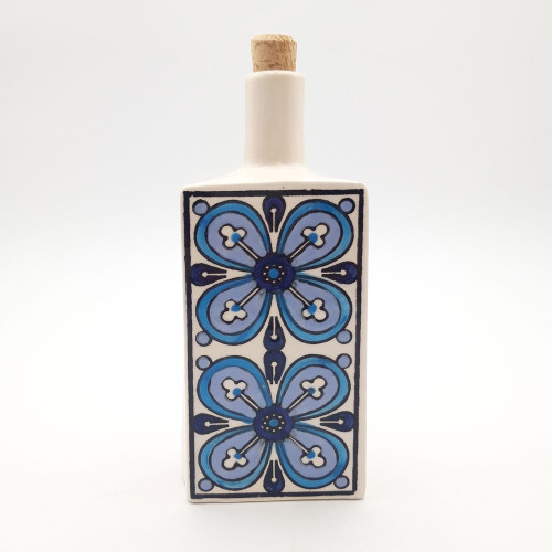 Bouteille d'huile ou de  vinaigre Jacinthe