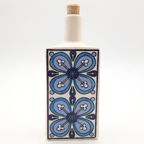 Bouteille d'huile ou de  vinaigre Jacinthe