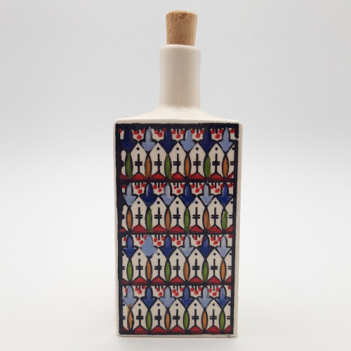 Bouteille d'huile ou de vinaigre Muscari