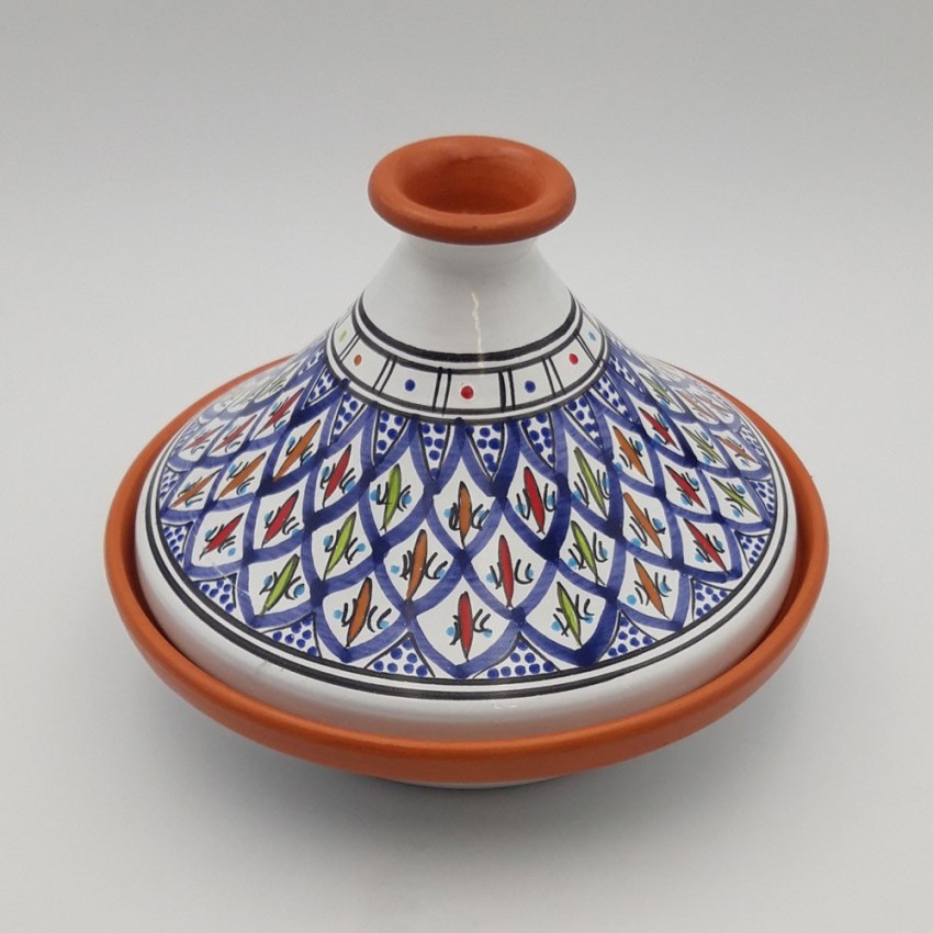 Tajine de cuisson Bakir Bleu - D 27 cm
