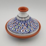 Tajine de cuisson Bakir Bleu - D 27 cm