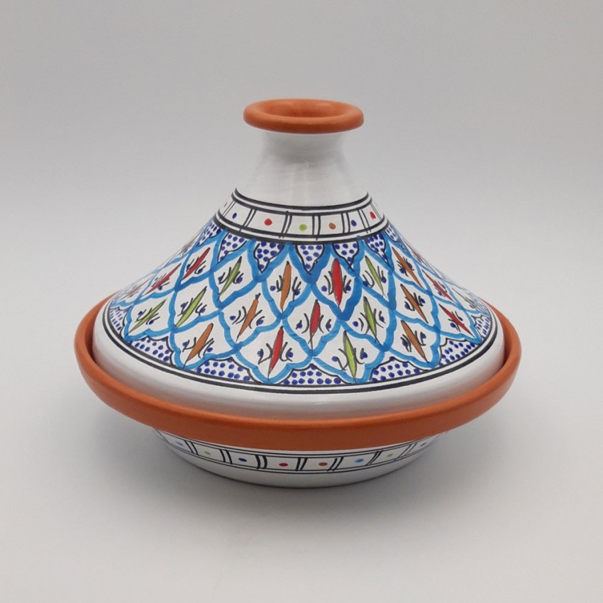 Tajine de cuisson Bakir Turquoise - D 27 cm