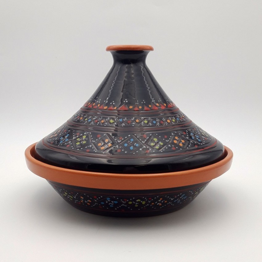 Tajine de cuisson Marrakech Noir - D 27 cm